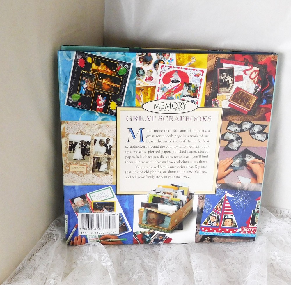 Memory Makers Great Scrapbooks Ideas Tips & Techniques Hardcover 120 Pgs 2000