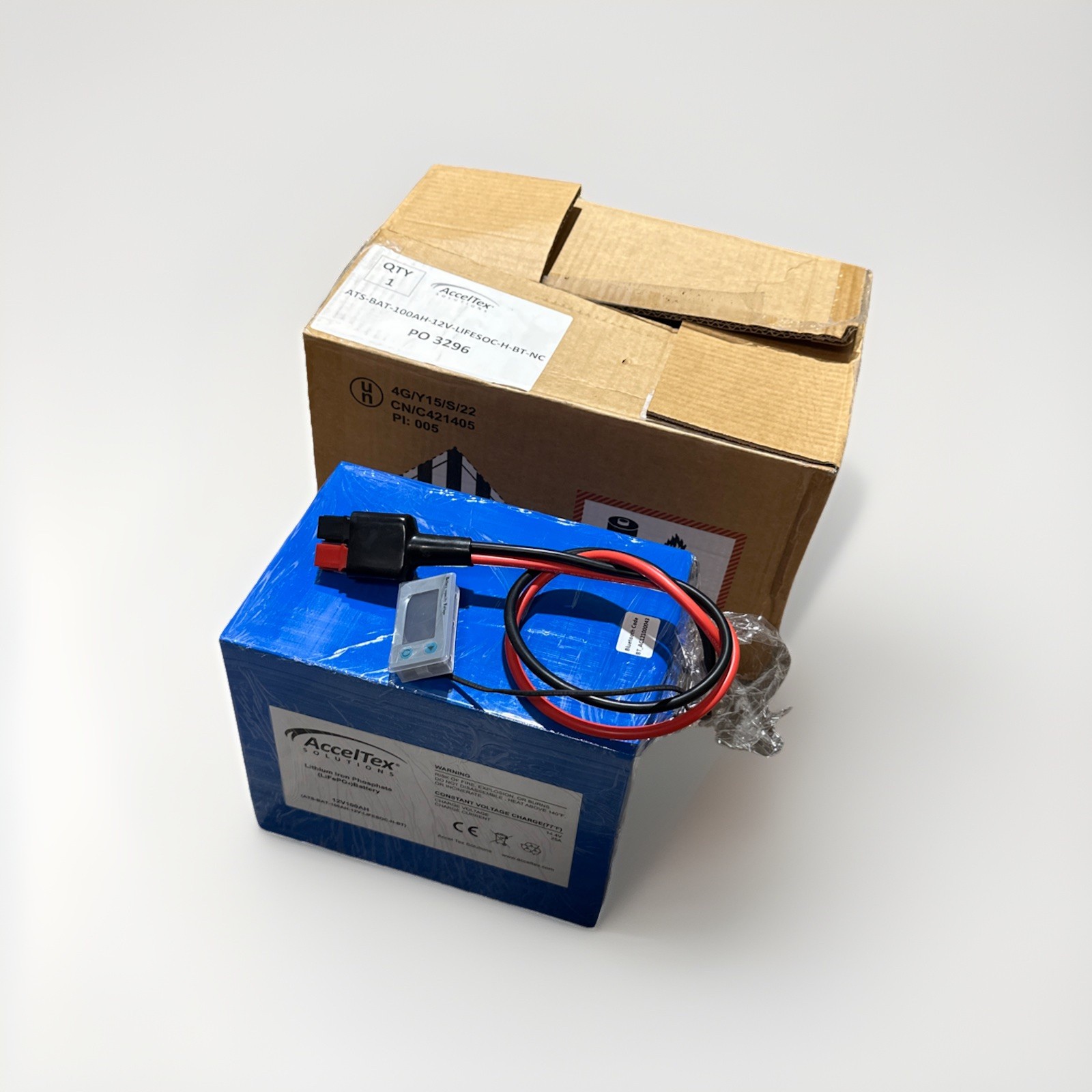 🔴2X ATS-BAT-100AH-12V-LIFESOC-H-BT Heated LiFePO4 Solar RV Battery 12V 100Ah‼️A