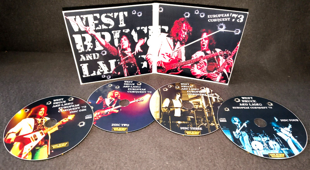 West Bruce & Laing European Conquest Gate Fold 4CD Package NEW