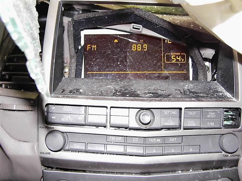 04 05 NISSAN MAXIMA INFORMATION SCREEN DISPLAY SCREEN DASH