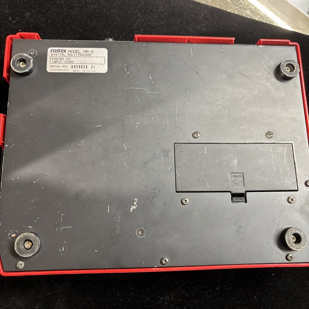 Fostex MR-8 Digital Multitracker , no power supply missing button!! Parts or fix