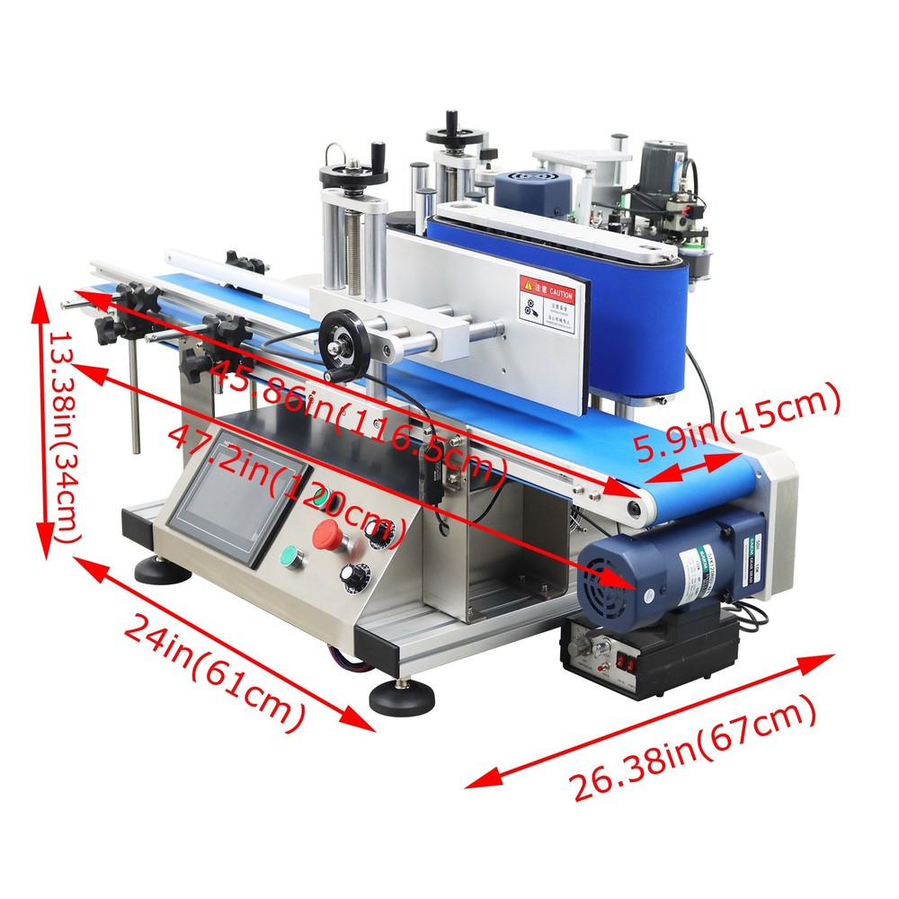 Auto Conveyor Table Round Bottle High-speed Coding Labeling Machine20-200PCS/min