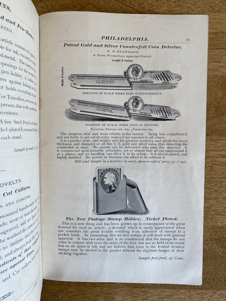 George Eakins Silver Plate Novelties 1879 Illustrated Sales Catalog