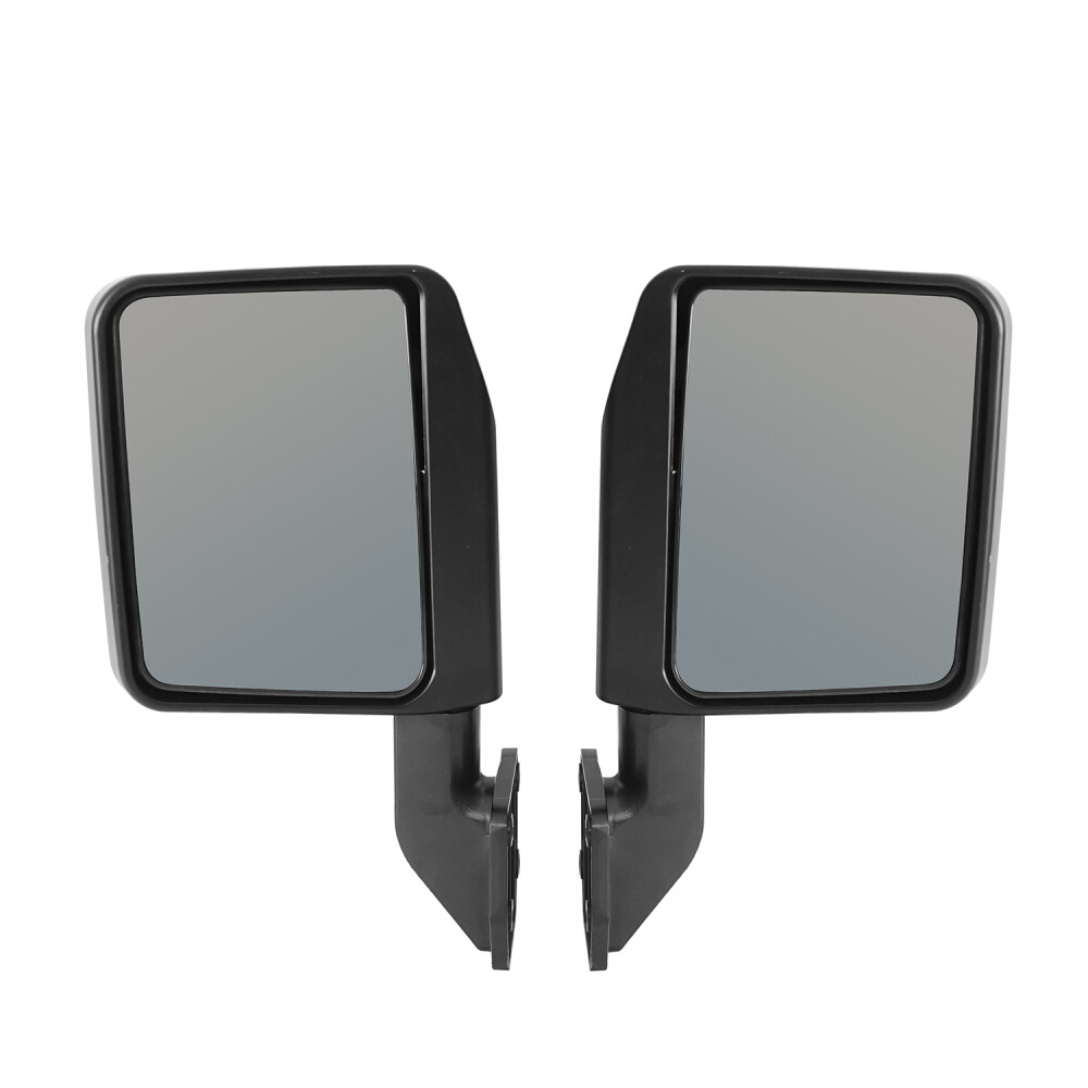 Hooke Road Tube Half Doors + Mirrors Fit 18-24 Jeep Wrangler JL Gladiator JT