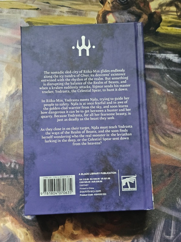 Yndrasta The Celestial Spear Hardback - New Unread