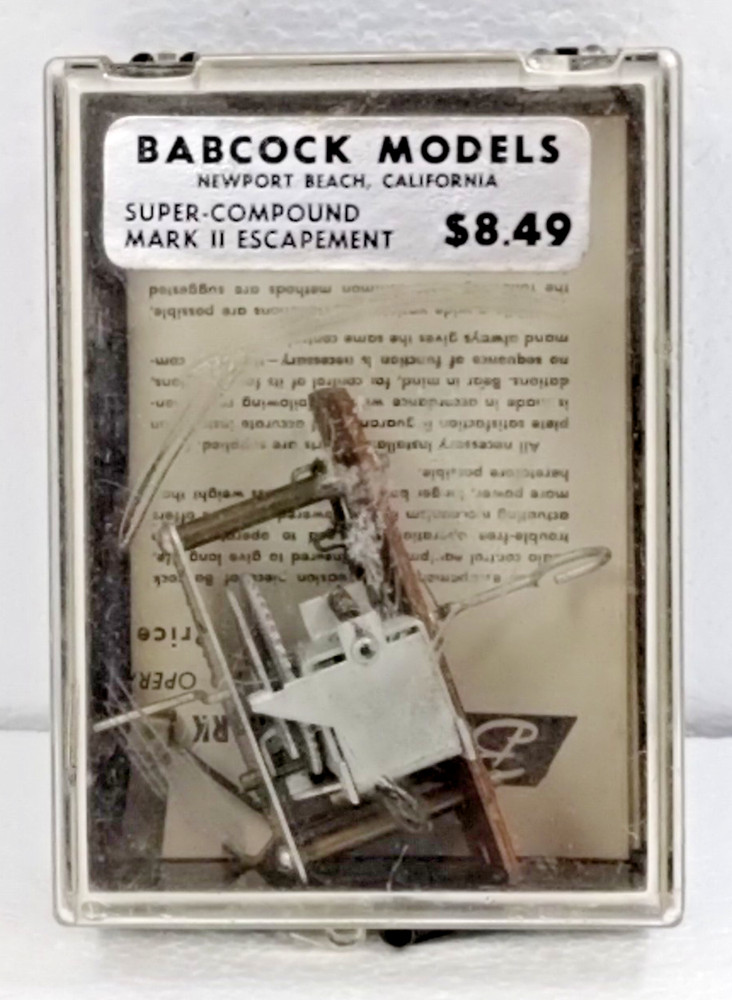 Babcock Mark II Super Compound Escapement