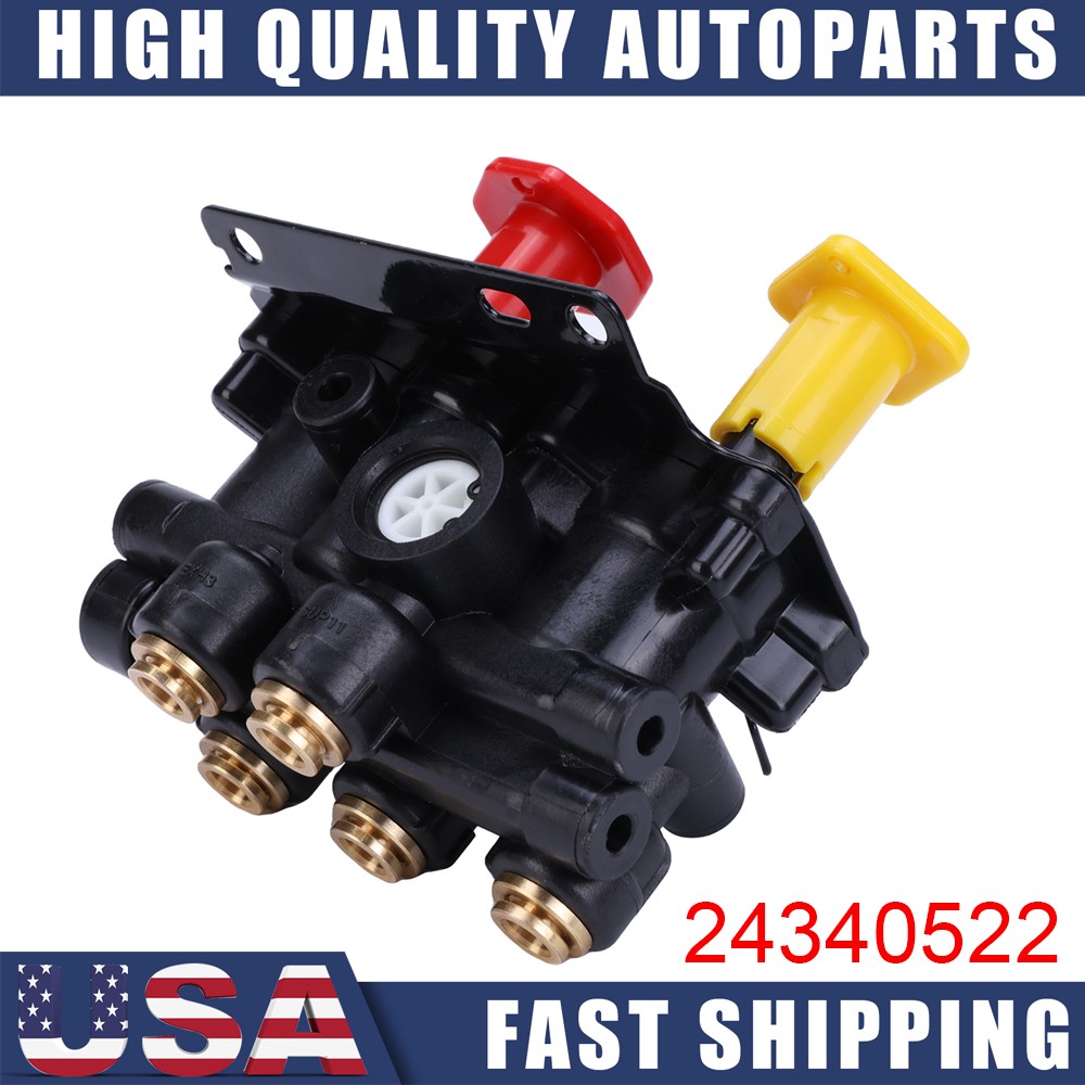 24340522 Dash Control Brake Valve for Volvo VNL Trailer Parking Brake Module