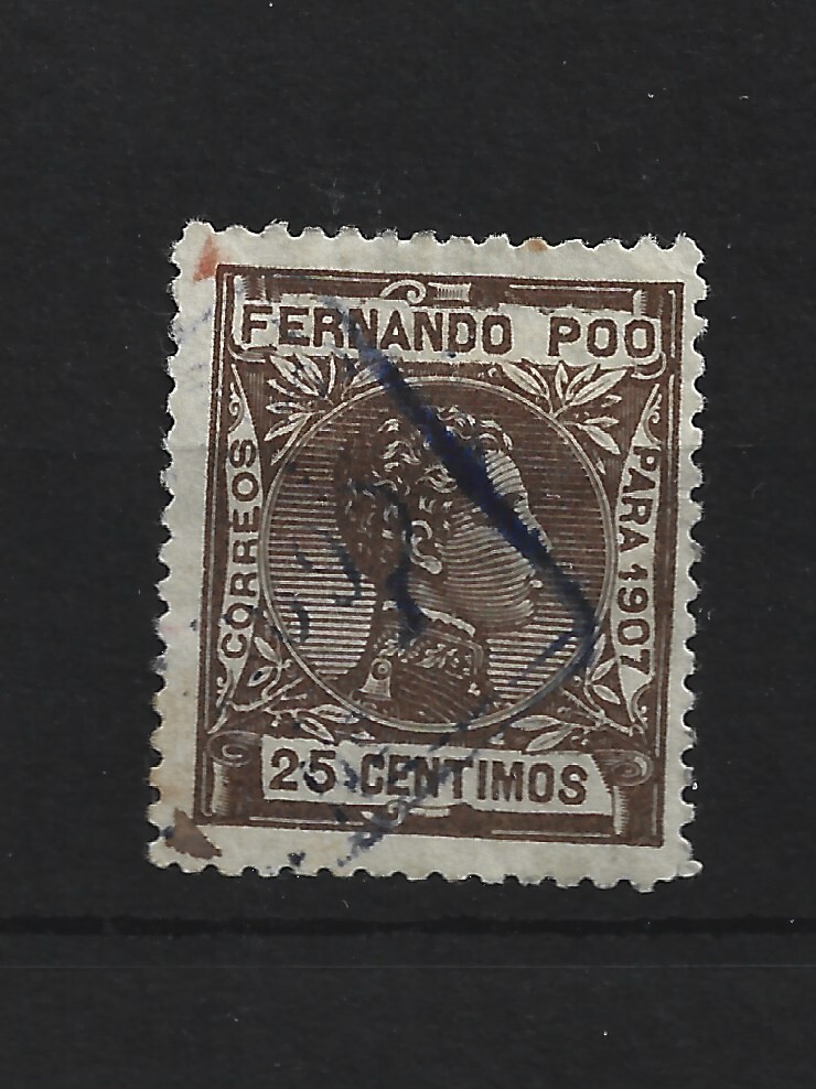 1907 Fernando Poo Edifil 159 Key Value