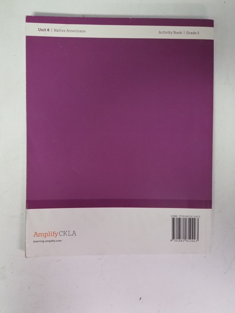 Amplify Core Knowledge Language Arts Grade 5 Unit 8 Native Americans