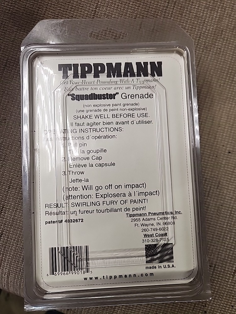 TIPPMANN SQUADBUSTER PAINTBALL GRENADE MARKER