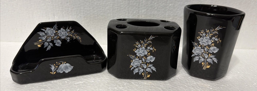 3-piece Ceramic, Made In California Bath Set #19
