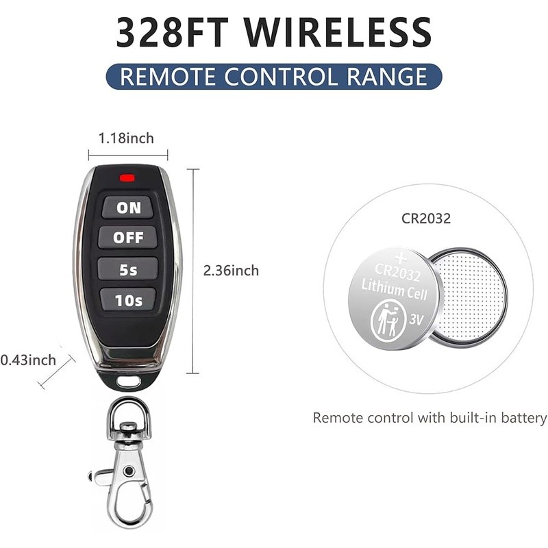 Remote Control Outlet Switch W/ Delay Shutdown Dust Collectors & Tools New