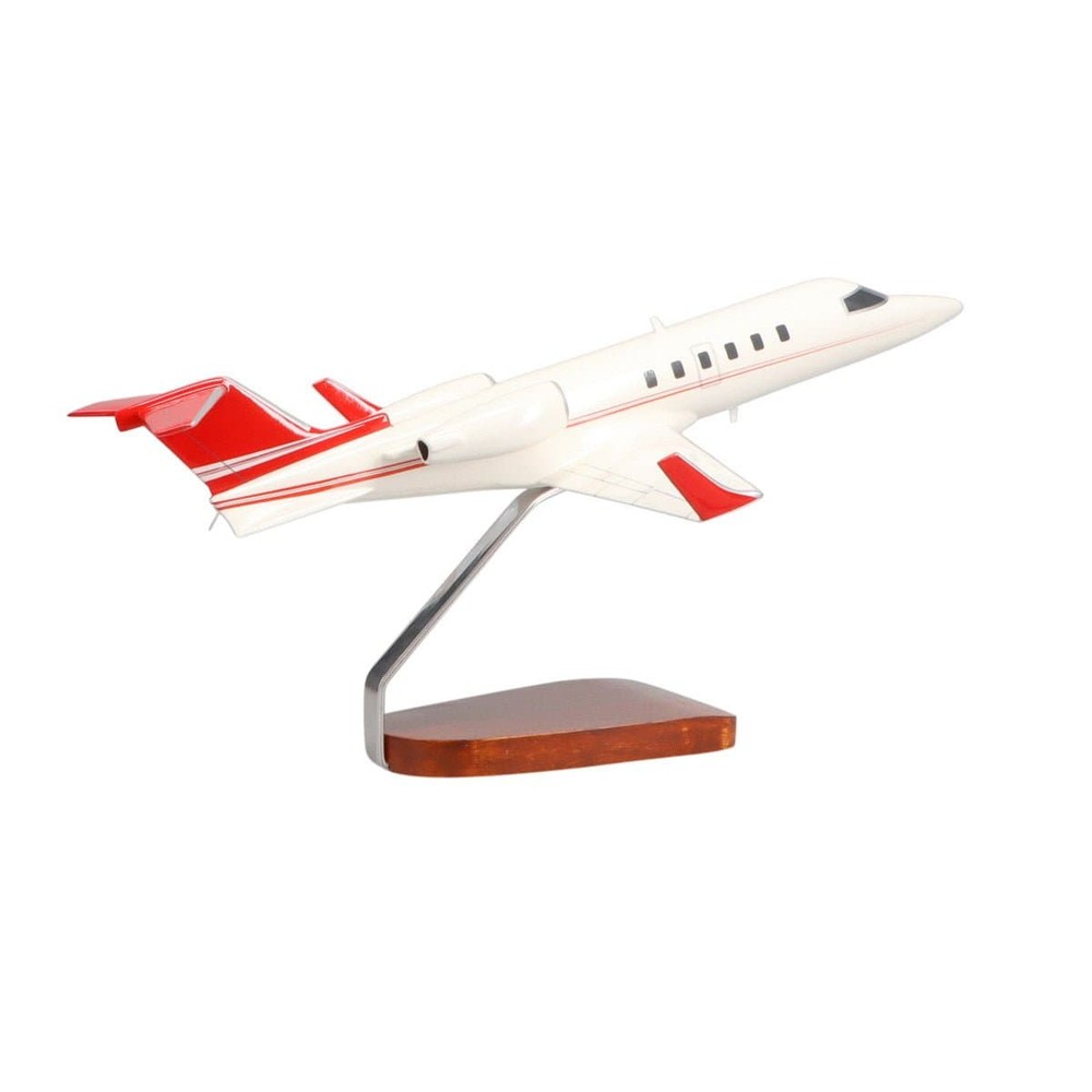 NEW Learjet 40 Large Mahogany Model