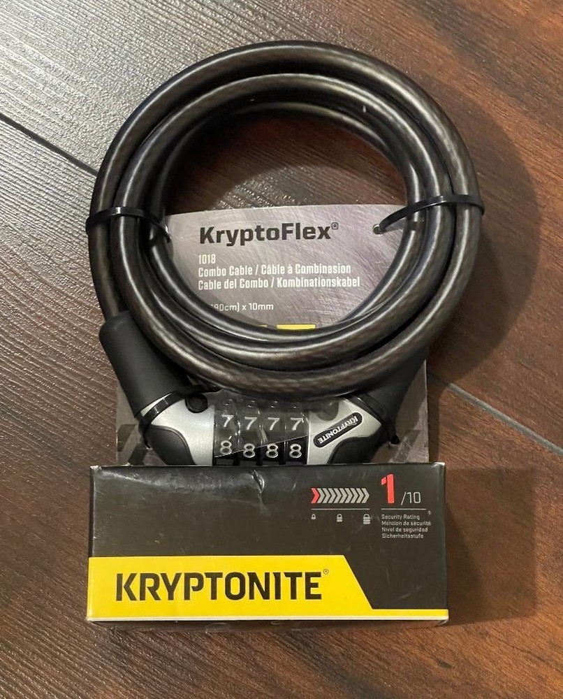 KRYPTONITE KryptoFlex Bicycle Lock   - BRAND NEW