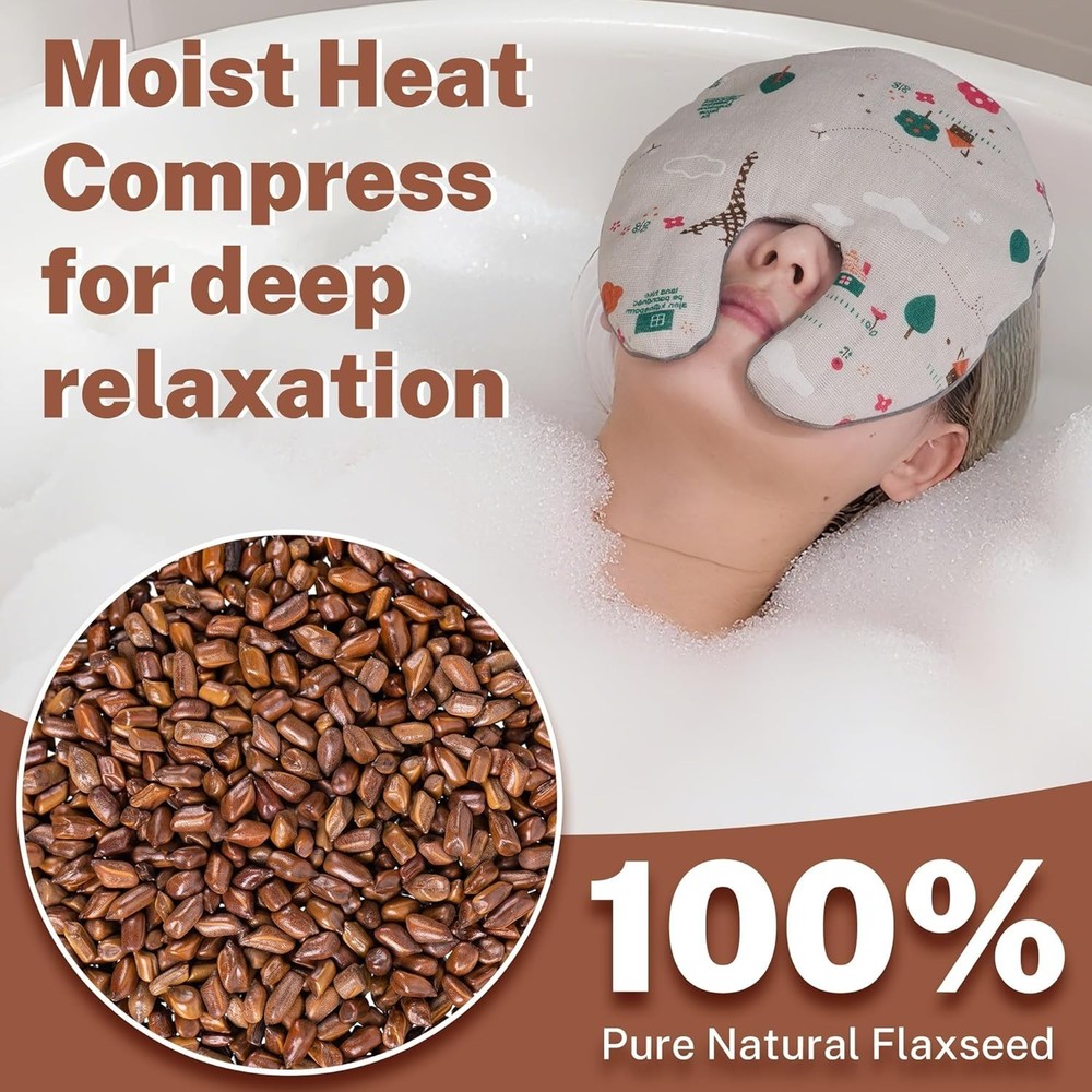 Heated Face Mask Microwave Sinus Headache Relief