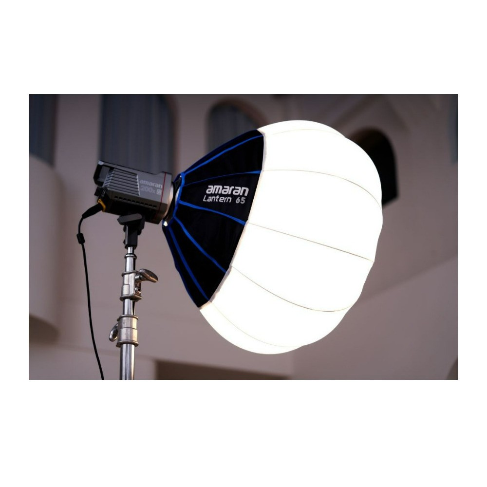 Amaran Ray 360c Full-Color COB Video Light (US) with 2' Soft Light Modifier