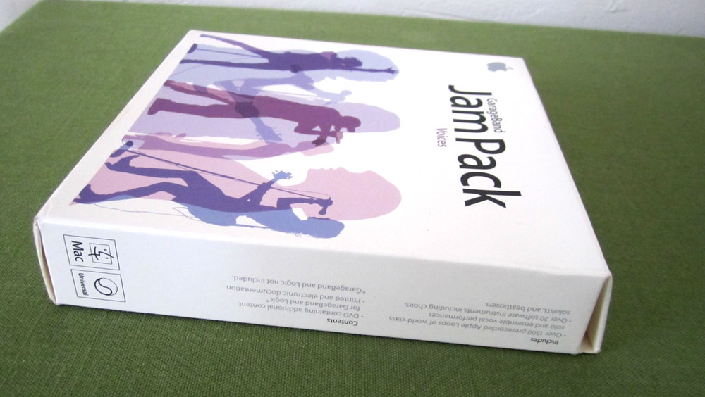 Apple GarageBand Jam Pack Voices One Install Disc