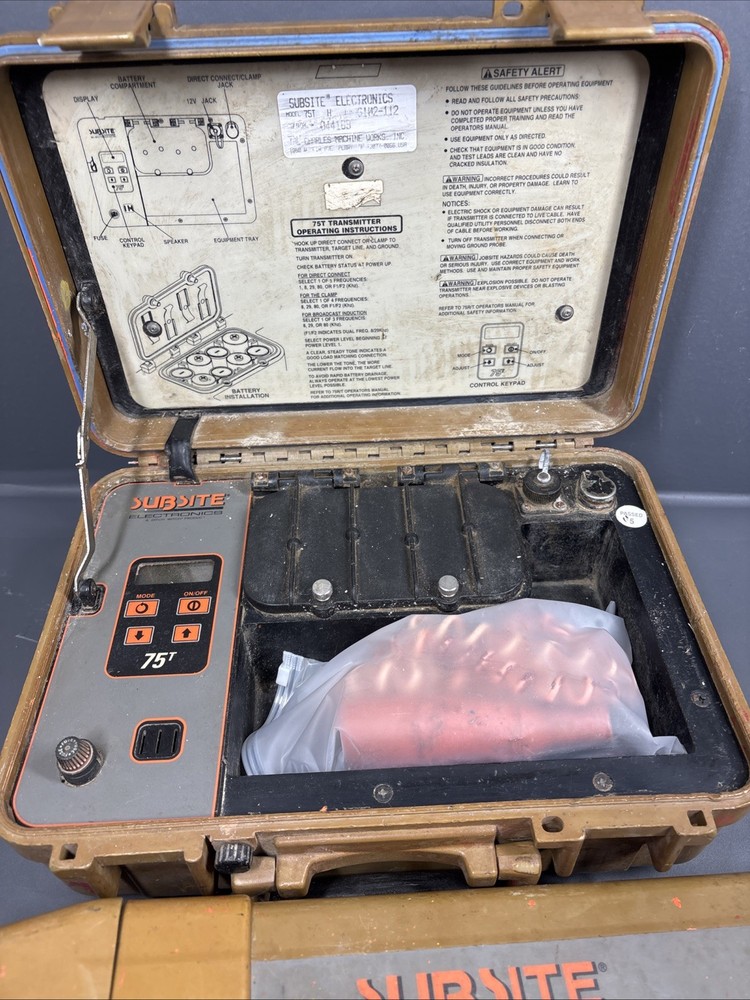 Subsite 75R Pipe and Cable Locator System 75T