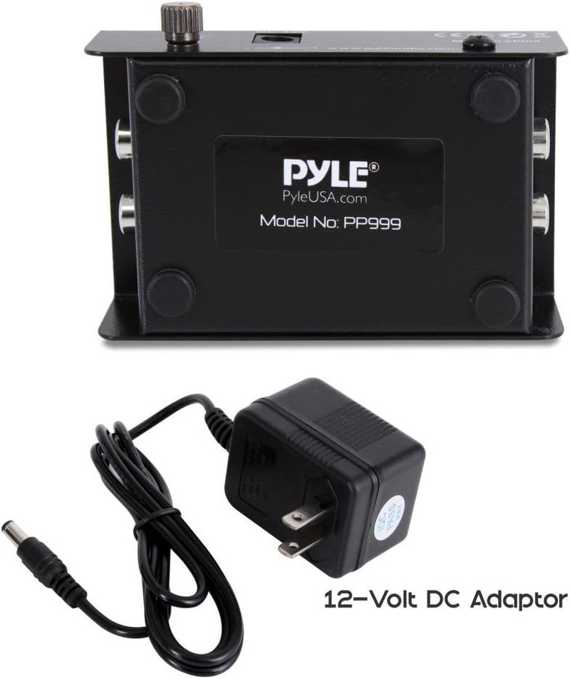 Phono Turntable Preamp - Mini Electronic Audio Stereo Phonograph Preamplifier wi