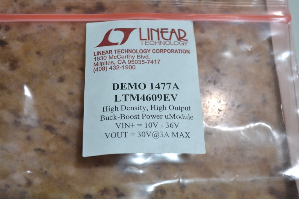 NOS Linear Technology DEMO 1477A LTM4609EV Buck-Boost DC/DC uModule Regulator