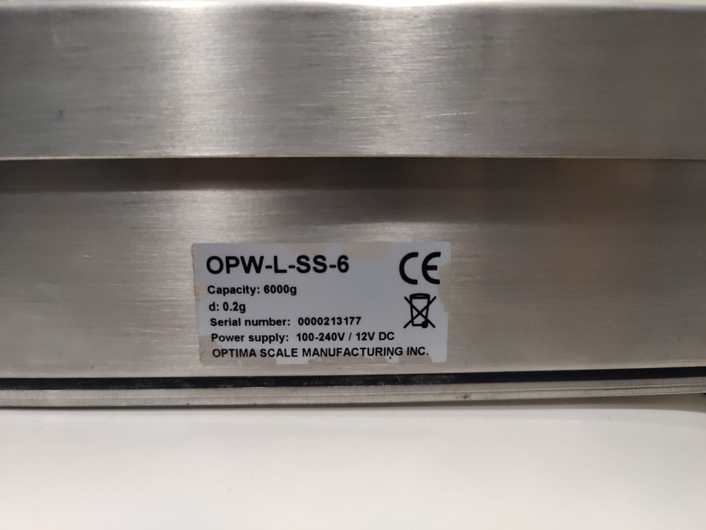 Optima Scale Model OPW-L-SS