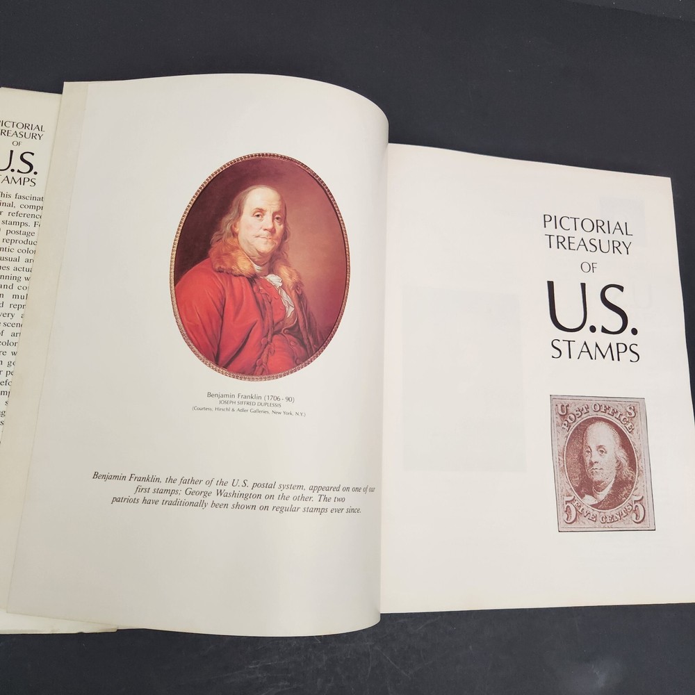 Pictorial Treasury of US Stamps Enlarged in Color The Story behind Stamps 1974
