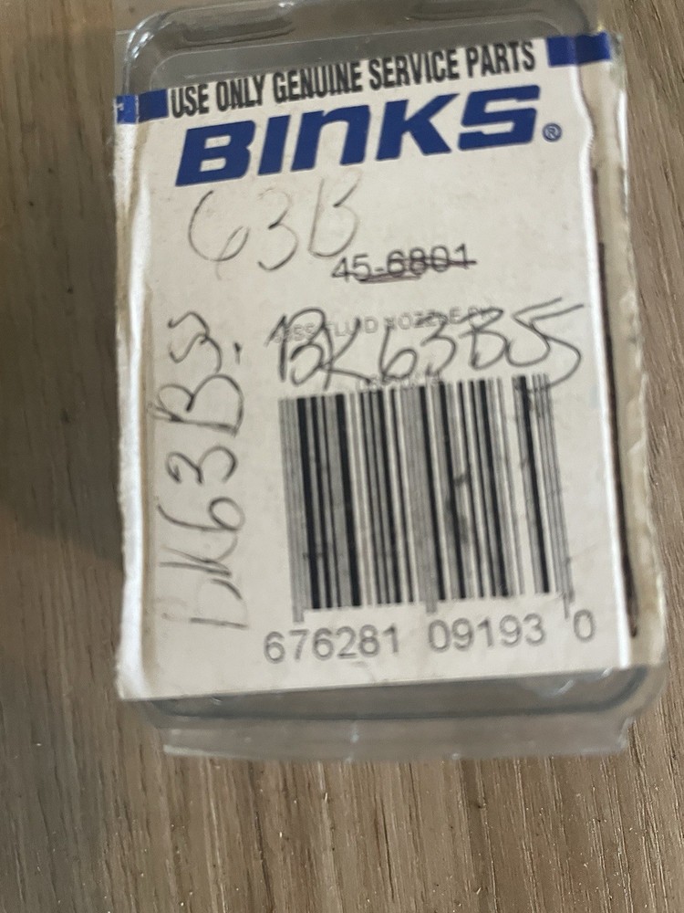Binks 63BSS Genuine Fluid Nozzle