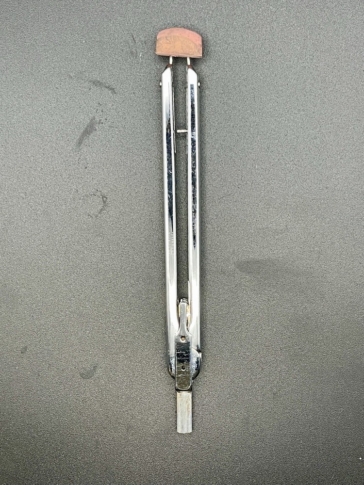 Vintage Alvin Co GERMANY Chrome Divider Compass for Plotting 6"L