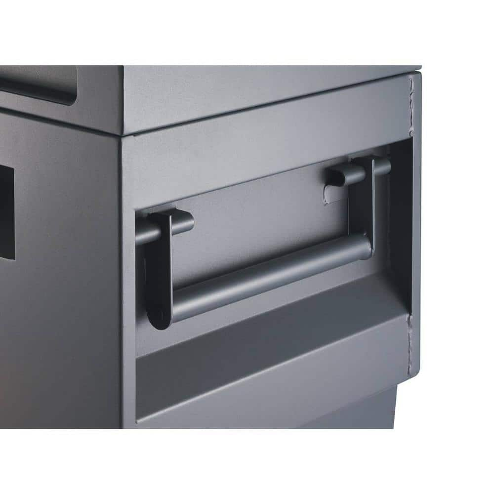 Trinity 36 Inch Job Site Box Tool Storage Rust Resistant Powder Coated Gray