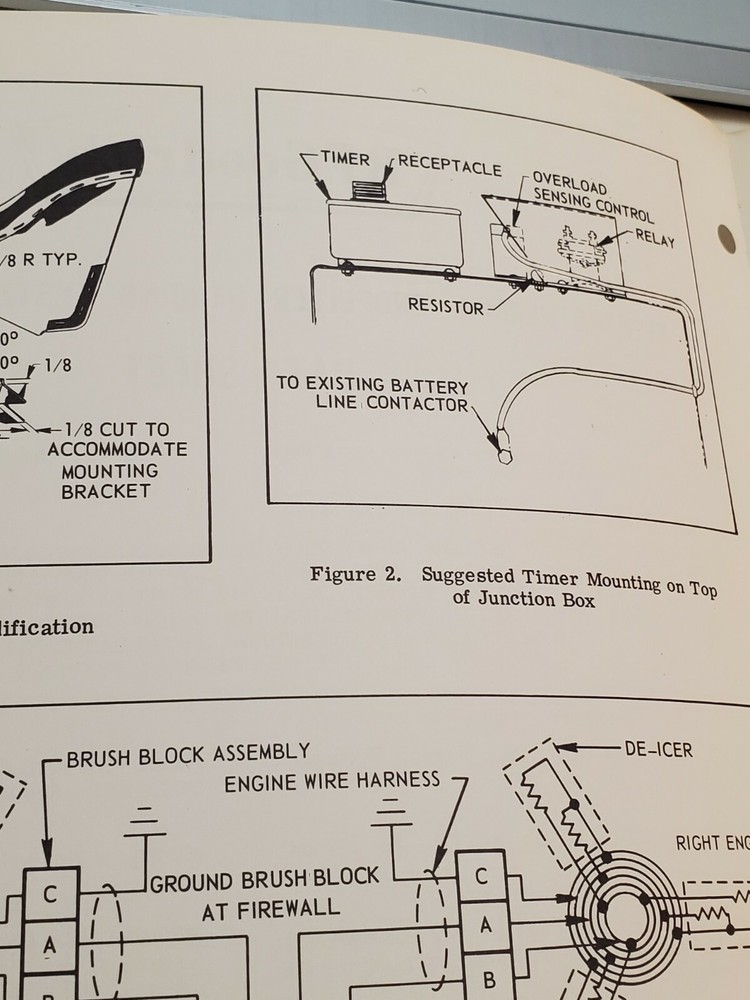 AERO COMMANDER MODELS 500S 500U BF GOODRICH PROPELLER DE-ICING SYSTEM DATA SHEET