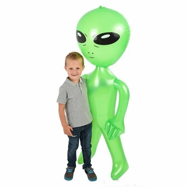 GIANT ALIEN INFLATE-Approx 5' Tall-Assorted Colors