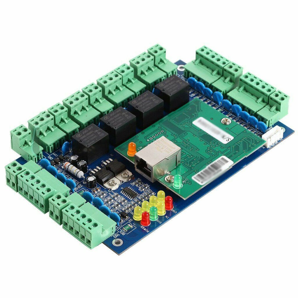 4 Door 4 Reader TCP/IP RFID Board Panel Access Control Metal case 12V 10A Power