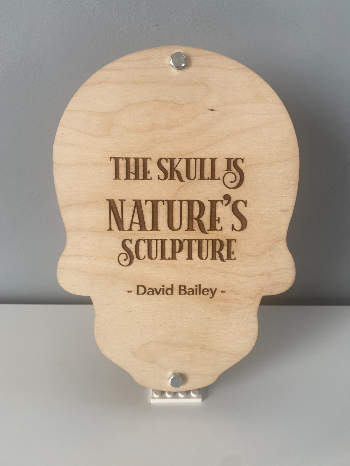 New Handmade Wooden Flower Press Skull Design | Botanical Leaf Herb Press