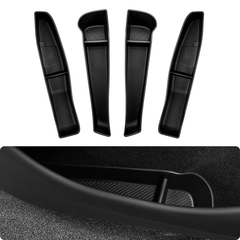 BASENOR 2026 Tesla Model Y Juniper Door Side Storage Box, (Emergency Button