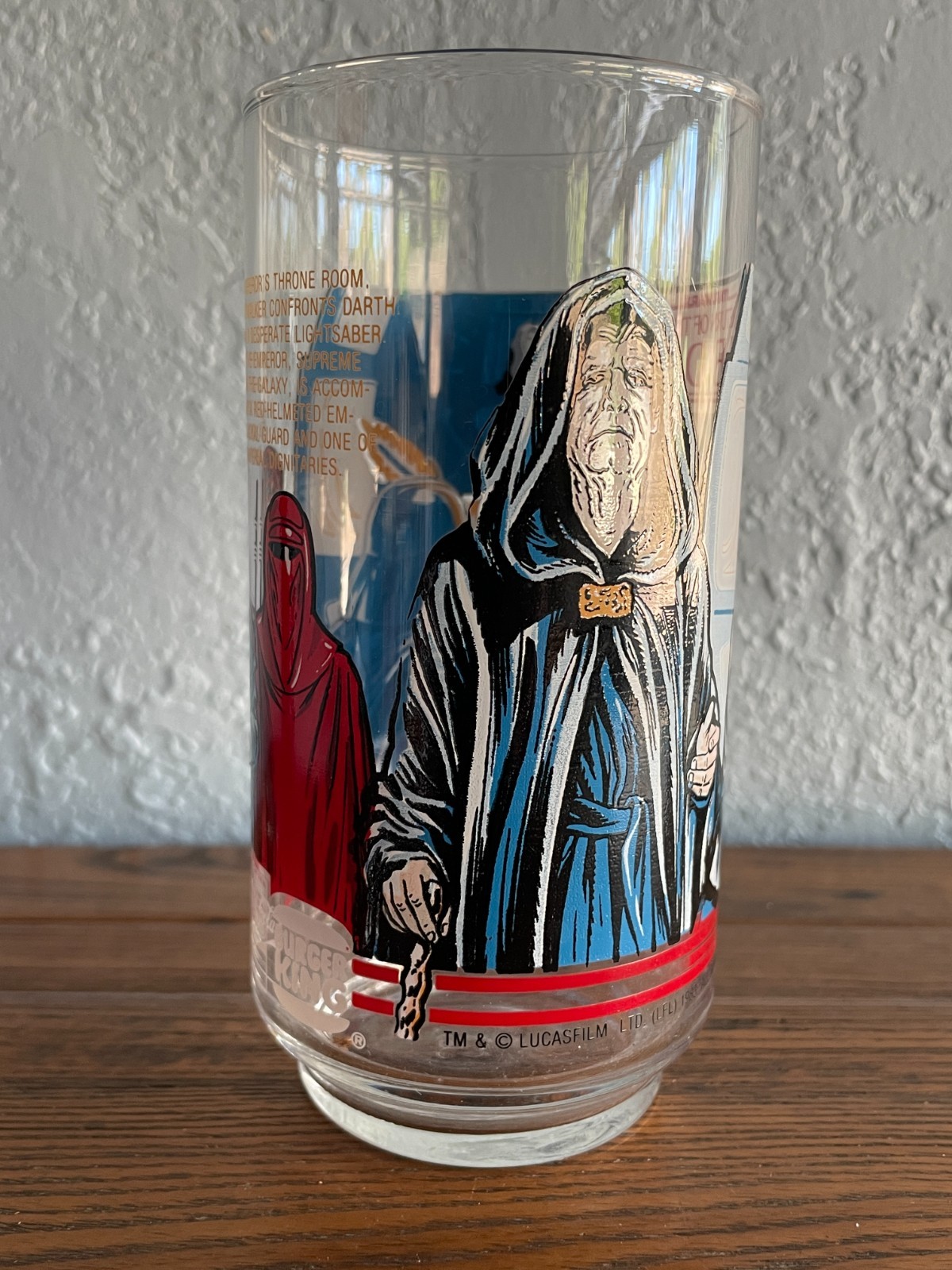 1983 Star Wars Return of the Jedi Burger King Drinking Glasses - Set of 4