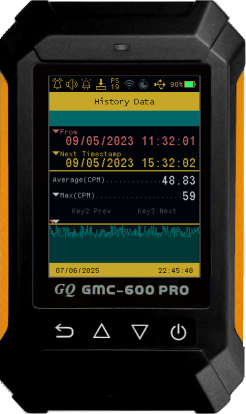 GQ GMC-600 Pro Geiger Counter Alpha, Gamma, Beta X-Ray Radiation Monitor