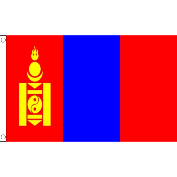 Mongolia Mongolian Flag Table Hand Waving Flags Bunting Party Scrunchie Displays