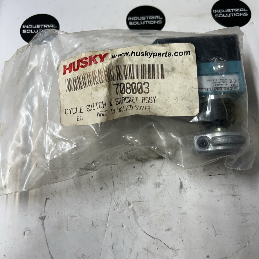 Husky Injection Molding Machine Cycle Switch & Bracket HPN708003 NEW