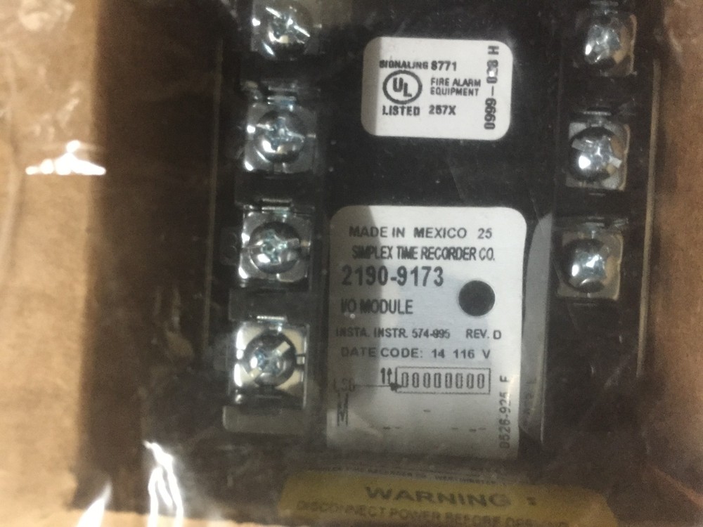NEW SIMPLEX 2190-9173 MAPNET II 2-POINT I/O