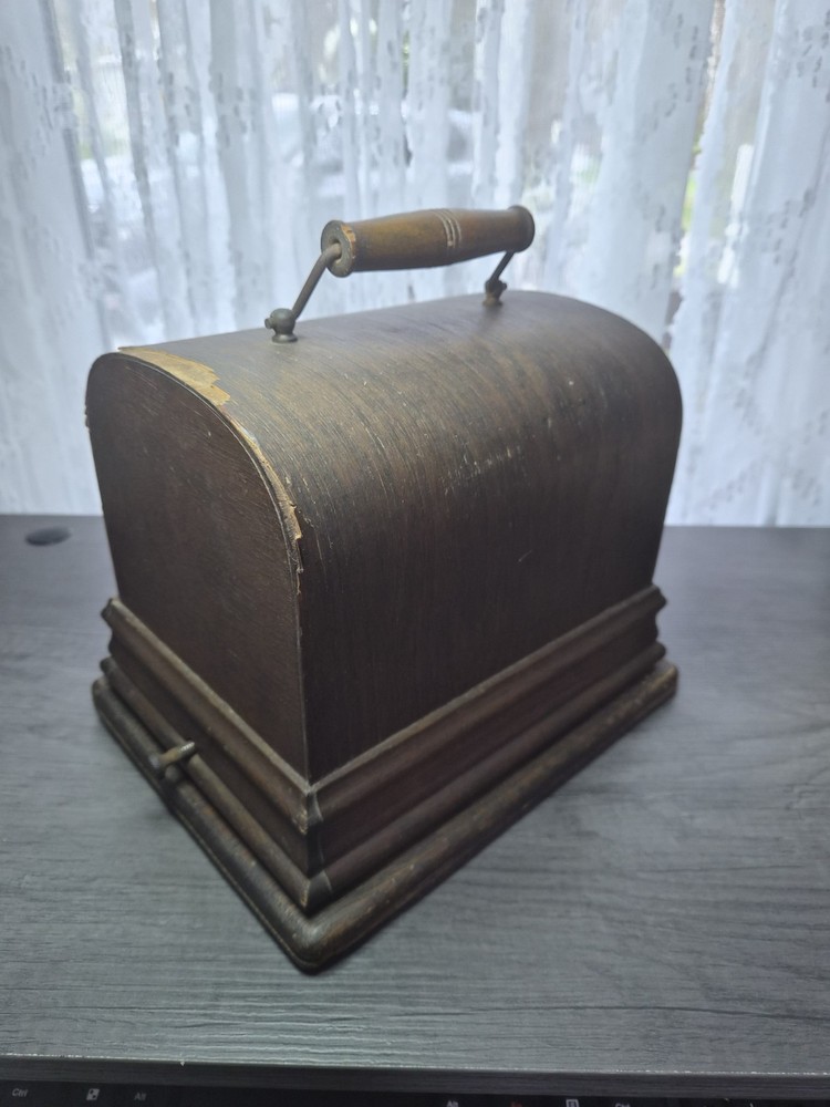 Antique Model A Edison Black Gem Phonograph