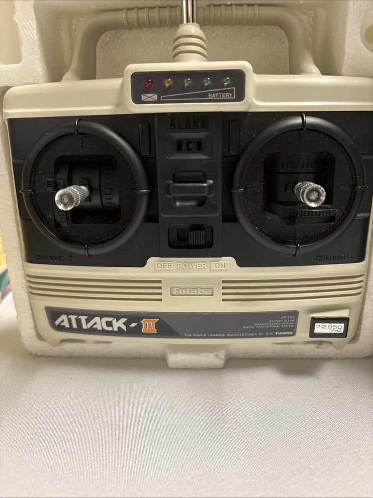 Futaba Attack III Remote Control FP-2V with R112JE IN BOX UNTESTED