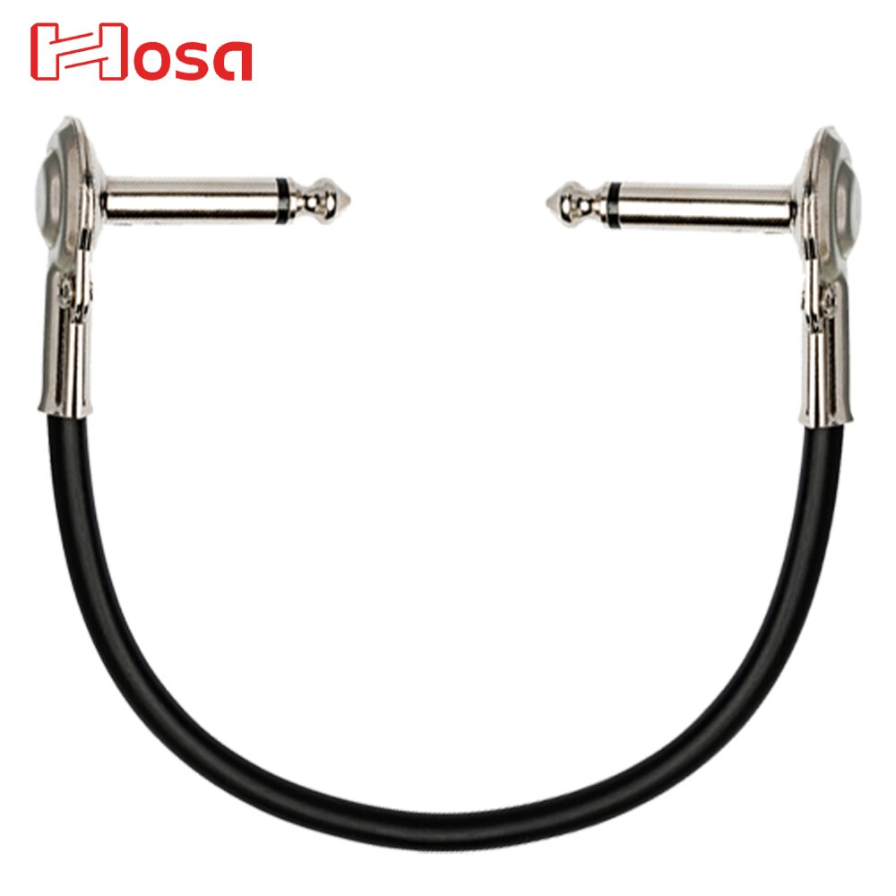 Hosa 1 FT IRG-101 Low-Profile Right Angle to Same Flat Pancake Patch Cable