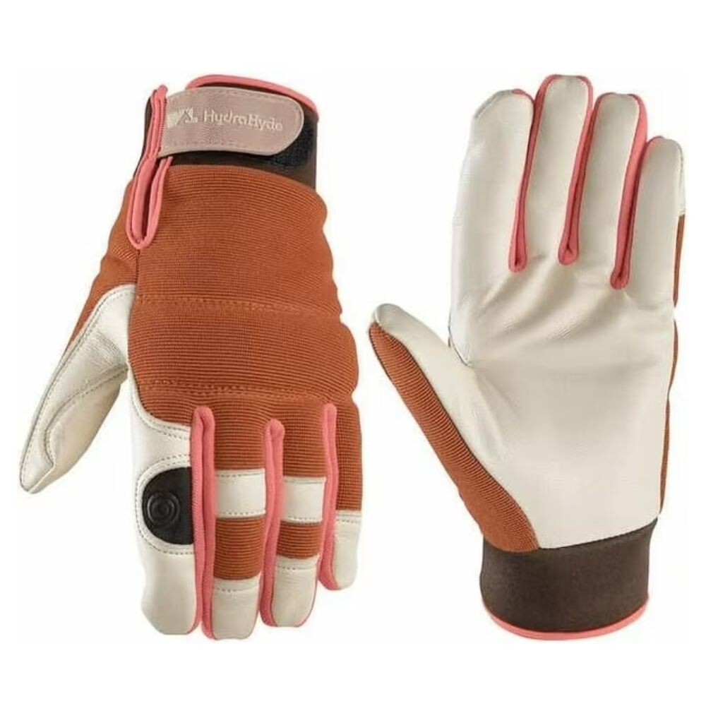 Wells Lamont Water Resistant HydraHyde Women's Leather Work Gloves 2 Pairs New