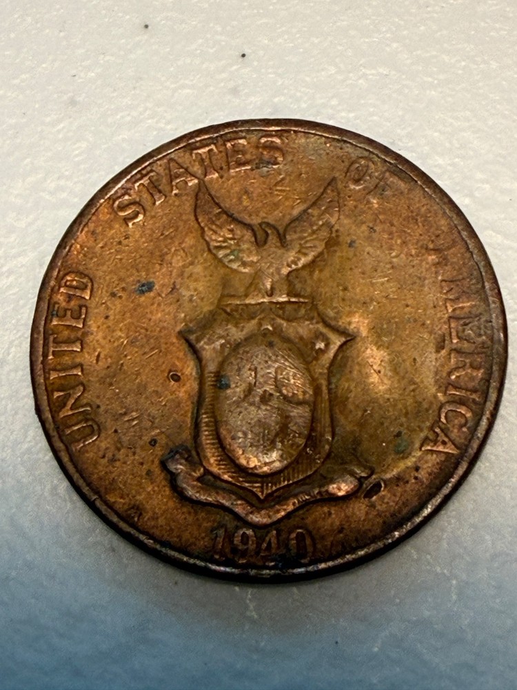 1940 philippeans 1 Cent Coin