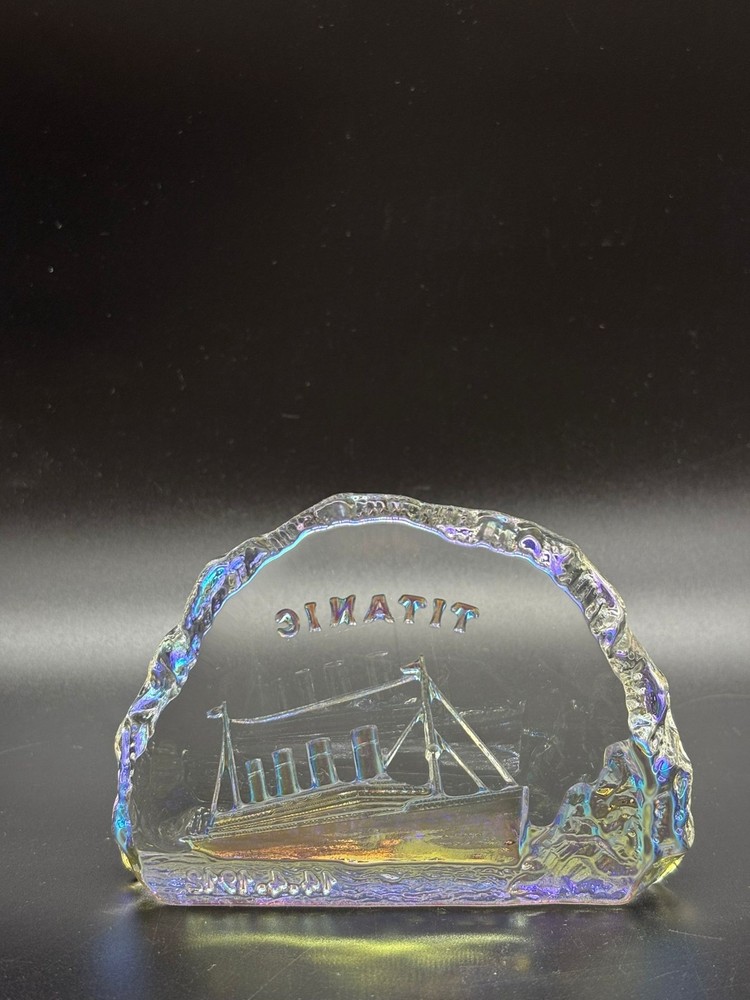 Titanic Glass Souvenir