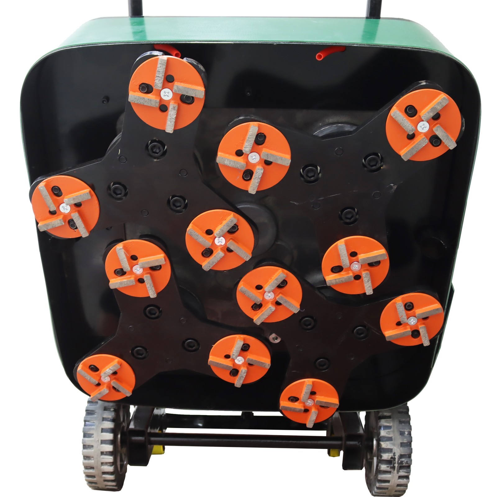 LED Light 12Grinding Discs Concrete Floor Grinder Polisher Sander220V 24.8"Width