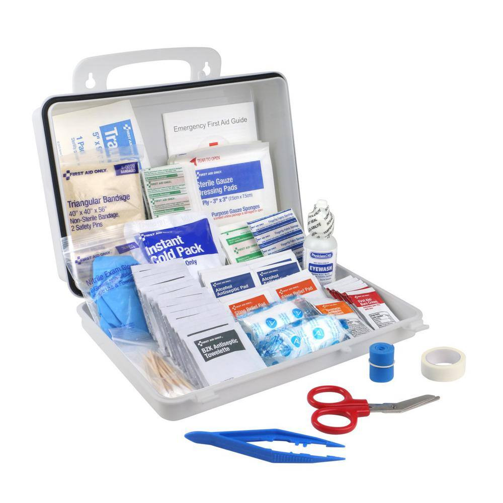 230-Piece Plastic OSHA First Aid Kit