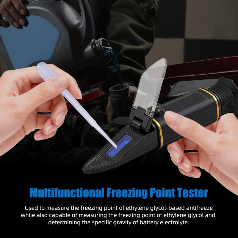 Portable Handheld Refractometer For Car Maintenance And Engineering Use