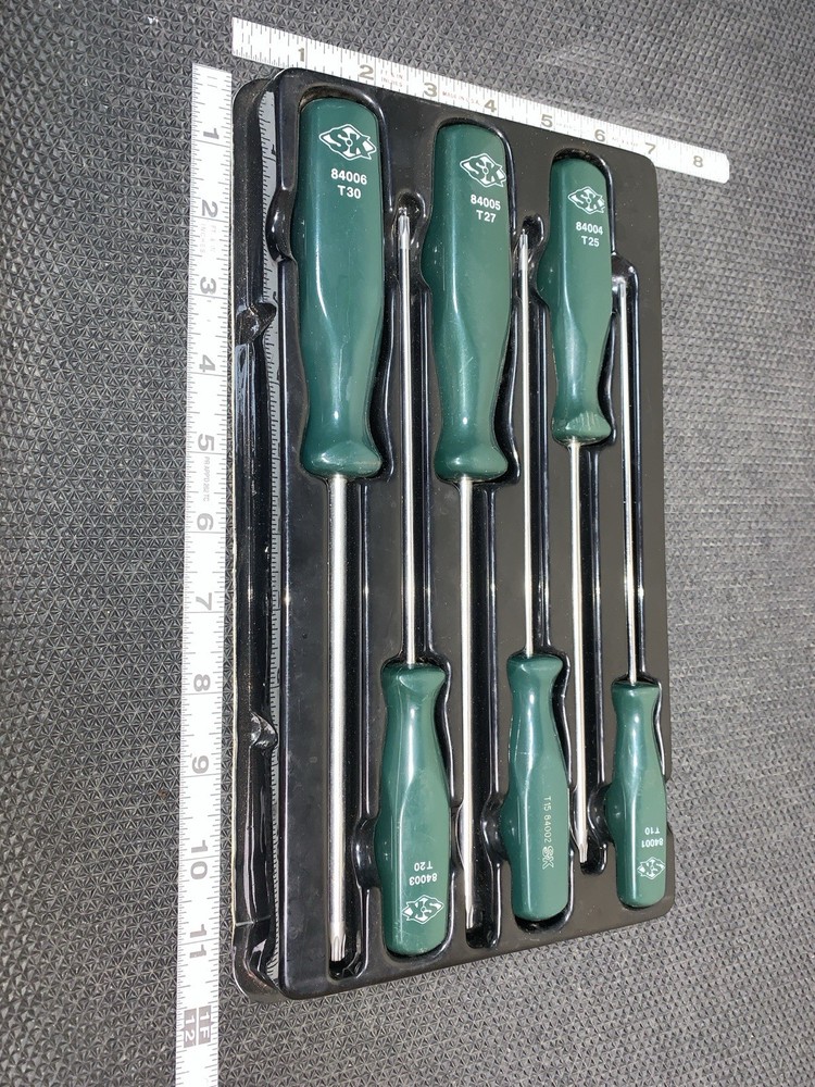SK   6 Piece SureGrip Screwdriver Set  lite  use