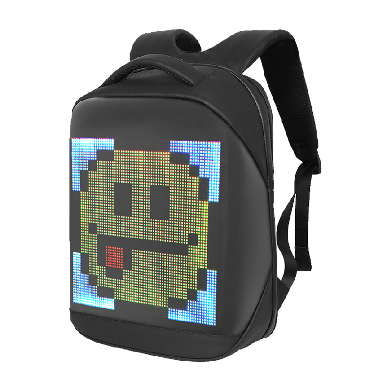 Programmable LED Display Backpack | Large Capacity Durable Rucksack with Custom